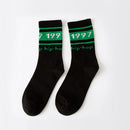 2020 Black White Cotton Socks AB Side Don't Follow Me I'm Lost too Creative Unisex Women Men Casual Socks Daily