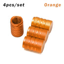 4PC Universal Dustproof Aluminium Alloy Bicycle Cap Wheel Tire Covered Car Truck Tube Tyre Bike Accessories 10 Colors