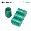 4PC Universal Dustproof Aluminium Alloy Bicycle Cap Wheel Tire Covered Car Truck Tube Tyre Bike Accessories 10 Colors