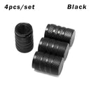 4PC Universal Dustproof Aluminium Alloy Bicycle Cap Wheel Tire Covered Car Truck Tube Tyre Bike Accessories 10 Colors