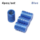 4PC Universal Dustproof Aluminium Alloy Bicycle Cap Wheel Tire Covered Car Truck Tube Tyre Bike Accessories 10 Colors