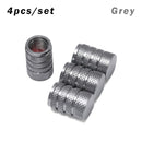 4PC Universal Dustproof Aluminium Alloy Bicycle Cap Wheel Tire Covered Car Truck Tube Tyre Bike Accessories 10 Colors