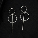 2020 NEW Gold Metal Long Circle Pendant Earings Tassel Earrings for Women Fashion Jewelry Statement Geometric Voor Vrouwen