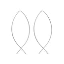 2020 NEW Gold Metal Long Circle Pendant Earings Tassel Earrings for Women Fashion Jewelry Statement Geometric Voor Vrouwen