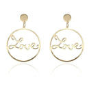 2020 NEW Gold Metal Long Circle Pendant Earings Tassel Earrings for Women Fashion Jewelry Statement Geometric Voor Vrouwen