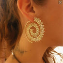 2020 NEW Gold Metal Long Circle Pendant Earings Tassel Earrings for Women Fashion Jewelry Statement Geometric Voor Vrouwen