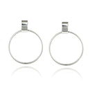 2020 NEW Gold Metal Long Circle Pendant Earings Tassel Earrings for Women Fashion Jewelry Statement Geometric Voor Vrouwen
