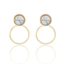 2020 NEW Gold Metal Long Circle Pendant Earings Tassel Earrings for Women Fashion Jewelry Statement Geometric Voor Vrouwen