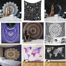 Indian Mandala Tapestry Wall Hanging Sandy Beach Throw Rug Blanket Camping Tent Travel Mattress Bohemian Sleeping Pad Tapestries