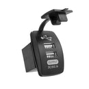 5V 3.1A Universal Car Charger Waterproof Dual USB Ports Auto Adapter Dustproof Phone Charger For Iphone Xiaomi Redmi Samsung