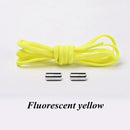 1Pair No tie Shoelaces Round Elastic Shoe Laces For Kids and Adult Sneakers Shoelace Quick Lazy Laces 21 Color Shoestrings