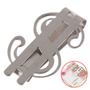 1Pc New Metal Bifold Money Clip Bar Wallet Replace Parts Spring Clamp Cash Holder