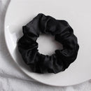 1PC Satin Silk Solid Color Scrunchies Elastic Hair Bands 2019 New Women Girls Hair Accessories Ponytail Holder Hair Ties Rope