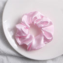1PC Satin Silk Solid Color Scrunchies Elastic Hair Bands 2019 New Women Girls Hair Accessories Ponytail Holder Hair Ties Rope
