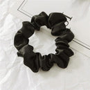 1PC Satin Silk Solid Color Scrunchies Elastic Hair Bands 2019 New Women Girls Hair Accessories Ponytail Holder Hair Ties Rope