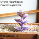39Styles Purple Flocking Artificial Succulents Plants Home Garden Decoration DIY Plants Wall Flower Arrangement Fake Plants