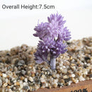 39Styles Purple Flocking Artificial Succulents Plants Home Garden Decoration DIY Plants Wall Flower Arrangement Fake Plants