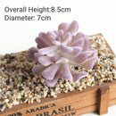 39Styles Purple Flocking Artificial Succulents Plants Home Garden Decoration DIY Plants Wall Flower Arrangement Fake Plants