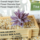 39Styles Purple Flocking Artificial Succulents Plants Home Garden Decoration DIY Plants Wall Flower Arrangement Fake Plants