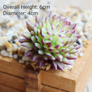 39Styles Purple Flocking Artificial Succulents Plants Home Garden Decoration DIY Plants Wall Flower Arrangement Fake Plants