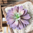 39Styles Purple Flocking Artificial Succulents Plants Home Garden Decoration DIY Plants Wall Flower Arrangement Fake Plants