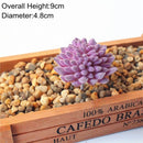 39Styles Purple Flocking Artificial Succulents Plants Home Garden Decoration DIY Plants Wall Flower Arrangement Fake Plants