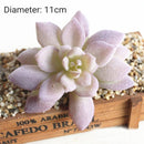 39Styles Purple Flocking Artificial Succulents Plants Home Garden Decoration DIY Plants Wall Flower Arrangement Fake Plants