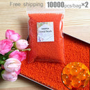 20000pcs/bag Crystal Soil Hydrogel Gel Polymer Water Beads Orbiz Flower/Wedding/Decoration Growing Water Balls Big Home Decor