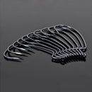 20pcs/lot Anzuelos Pesca Jig Hook High Carbon Steel Offset Hook Karpervissen Fishhooks Lure Softjerk Hooks 6