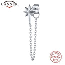1pcs Gold Silver Color Lightning/Snake Chain Stud Earrings for Women 925 Sterling Silver Tassel Earrings Fashion Jewelry