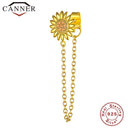 1pcs Gold Silver Color Lightning/Snake Chain Stud Earrings for Women 925 Sterling Silver Tassel Earrings Fashion Jewelry