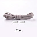 1Pair Elastic Locking Shoelaces Semicircle Shoelace Sneakers Shoe laces Quick No Tie Shoelace Kids Adult Shoes lace 21colors