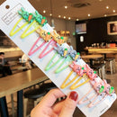 1Set Girls Cute Cartoon Animal Fruit Colorfur Hairpins Children Sweet Hair Clip Barrettes Headband Kids Fashion Hair Accessories
