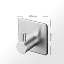 SUS304 Black Robe Hook Wall Hook Towel Hook for Bathroom Stainless Steel Coat Hook Rustproof Hook Hanger for Kitchen Hardware