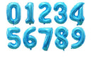 32/40inch Number Aluminum Foil Balloons Rose Gold Silver Digit Figure Balloon Child Adult Birthday Wedding Decor Party Supplies