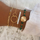 31 Styles Boho Mixed Leaves Letter Map Geometric Crystal Infinity Pentagram Shell Multi-layer Chain Bracelet Women Wholesale