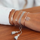 31 Styles Boho Mixed Leaves Letter Map Geometric Crystal Infinity Pentagram Shell Multi-layer Chain Bracelet Women Wholesale
