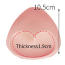 2pcs 1pair Sponge Inserts In Bra Padded for Swimsuit Breast Push Up Fill Brassiere Breast Patch Pads Women Intimates Accessories