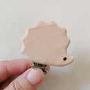 1pc New Arrival Lovely Wooden Pacifier Clip Natural Beech Wood Baby Pacifier Clips Dummy Clips DIY Pacifier Chain Accessory