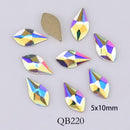 20pcs Crystals Nail Diamond Stone Strass AB Glass Rhinestones For 3D Nails Art Decorations Supplies Jewelry QB217-246A