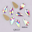 20pcs Crystals Nail Diamond Stone Strass AB Glass Rhinestones For 3D Nails Art Decorations Supplies Jewelry QB217-246A