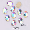 20pcs Crystals Nail Diamond Stone Strass AB Glass Rhinestones For 3D Nails Art Decorations Supplies Jewelry QB217-246A