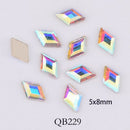 20pcs Crystals Nail Diamond Stone Strass AB Glass Rhinestones For 3D Nails Art Decorations Supplies Jewelry QB217-246A