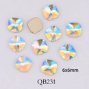 20pcs Crystals Nail Diamond Stone Strass AB Glass Rhinestones For 3D Nails Art Decorations Supplies Jewelry QB217-246A