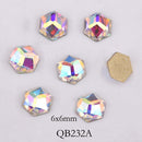 20pcs Crystals Nail Diamond Stone Strass AB Glass Rhinestones For 3D Nails Art Decorations Supplies Jewelry QB217-246A
