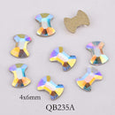 20pcs Crystals Nail Diamond Stone Strass AB Glass Rhinestones For 3D Nails Art Decorations Supplies Jewelry QB217-246A