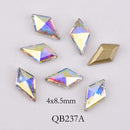 20pcs Crystals Nail Diamond Stone Strass AB Glass Rhinestones For 3D Nails Art Decorations Supplies Jewelry QB217-246A