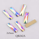 20pcs Crystals Nail Diamond Stone Strass AB Glass Rhinestones For 3D Nails Art Decorations Supplies Jewelry QB217-246A