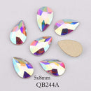 20pcs Crystals Nail Diamond Stone Strass AB Glass Rhinestones For 3D Nails Art Decorations Supplies Jewelry QB217-246A