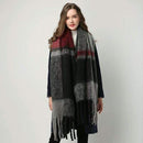 2020 NEW fashion cashmere women plaid scarf winter warm shawl and wrap bandana pashmina long tassel female foulard thick blanket
